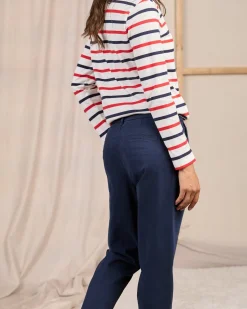 Femme Mise Au Green Pantalon Casper bleu marine