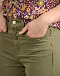 Femme Mise Au Green Pantalon droit