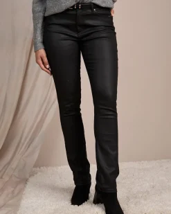 Femme Mise Au Green Pantalon enduit