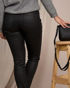 Femme Mise Au Green Pantalon enduit