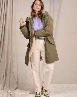 Femme Mise Au Green Parka Charly