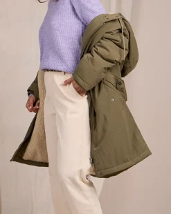 Femme Mise Au Green Parka Charly