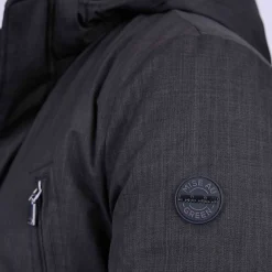 Homme Mise Au Green Parka effet tramé