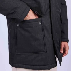 Homme Mise Au Green Parka effet tramé