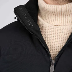 Homme Mise Au Green Parka matelassée bleu marine