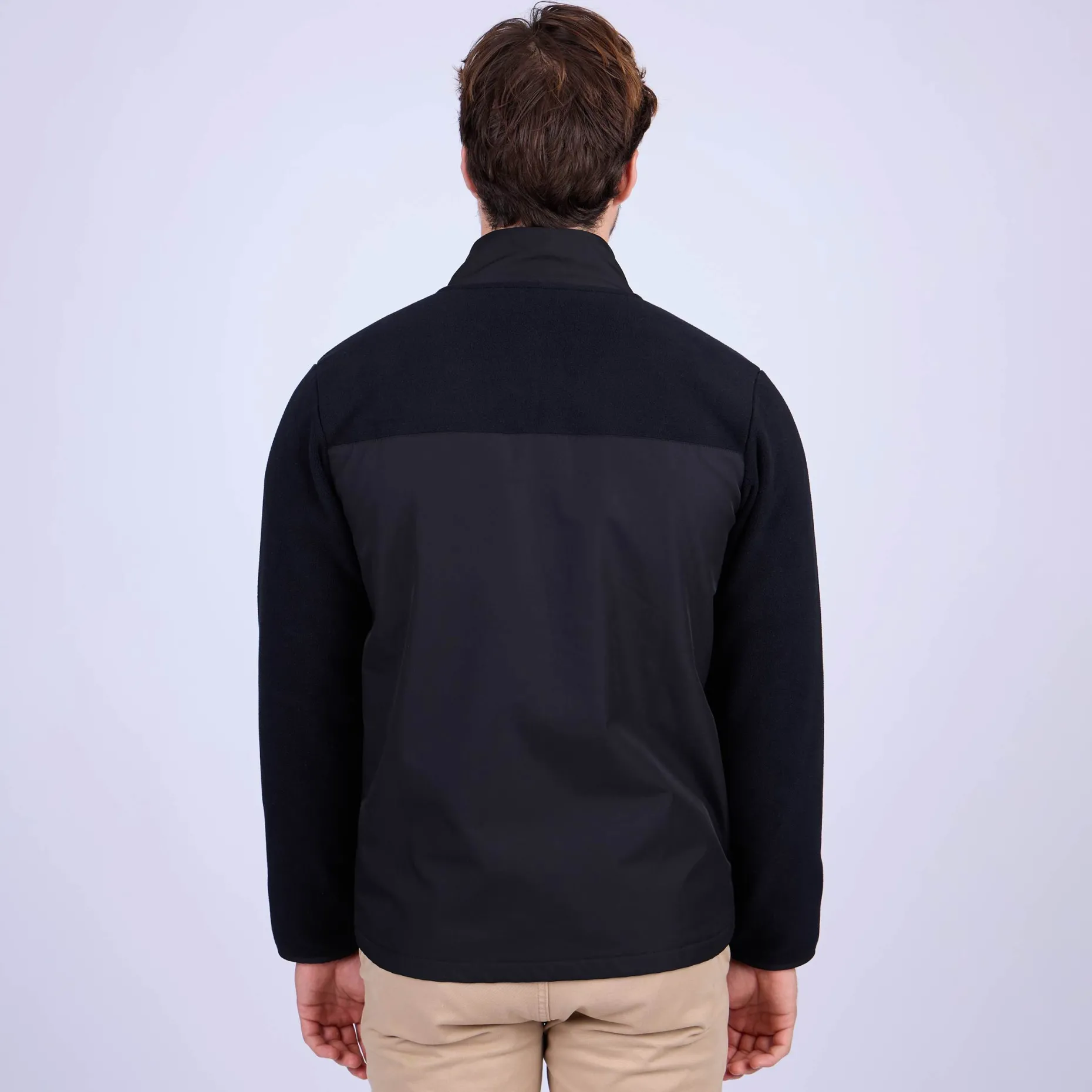 Homme Mise Au Green Polaire bi-matière