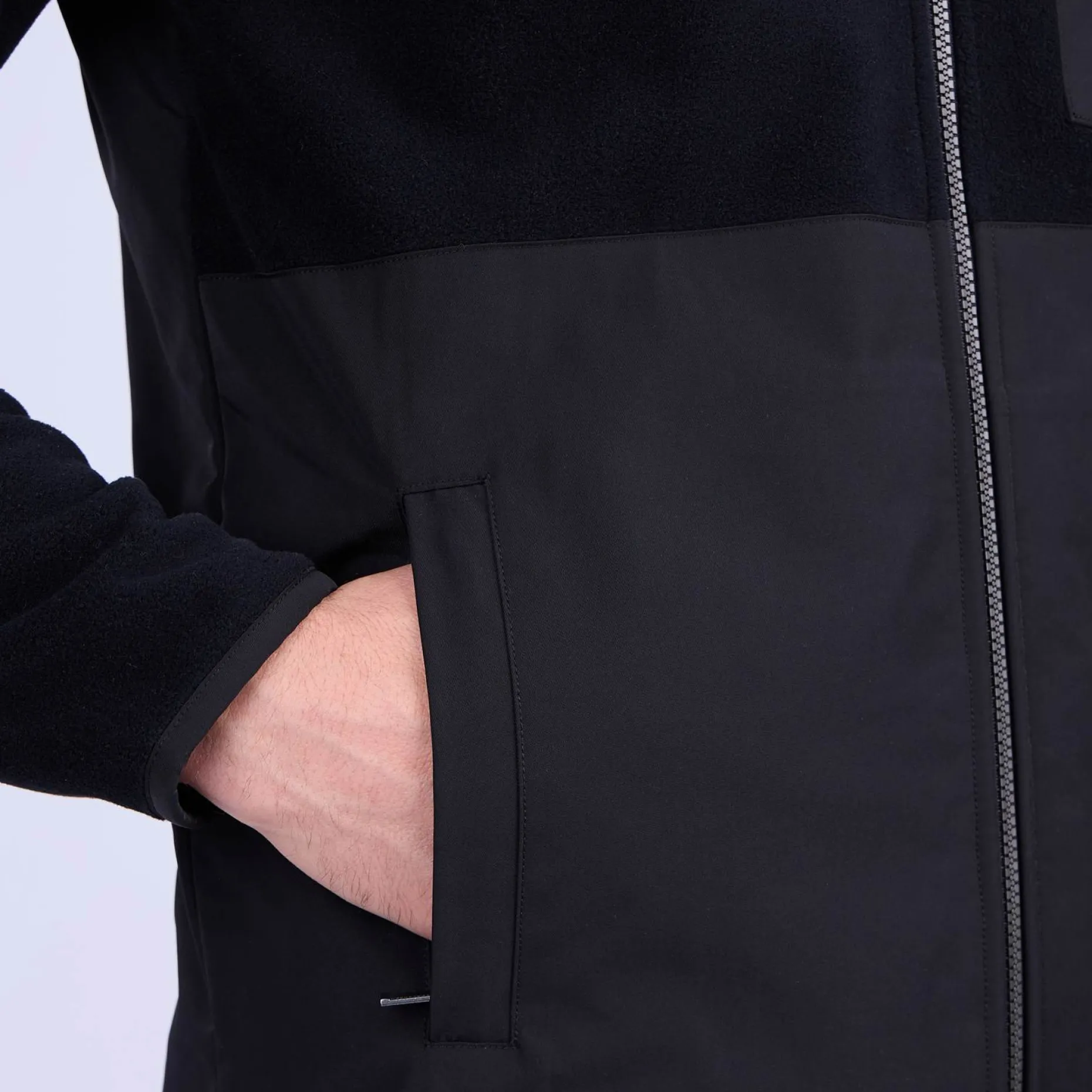 Homme Mise Au Green Polaire bi-matière