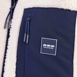 Homme Mise Au Green Polaire façon sherpa blanc cassé