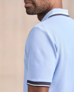 Homme Mise Au Green Polo à contraste