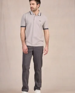 Homme Mise Au Green Polo à contraste