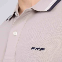 Homme Mise Au Green Polo à contraste