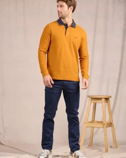 Homme Mise Au Green Polo au col contrastant