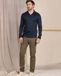 Homme Mise Au Green Polo Celian bleu marine