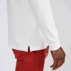 Homme Mise Au Green Polo détail col ecru chiné