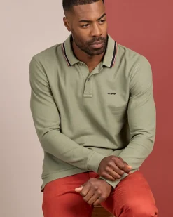 Homme Mise Au Green Polo détail col