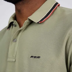 Homme Mise Au Green Polo détail col