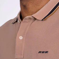 Homme Mise Au Green Polo détail col