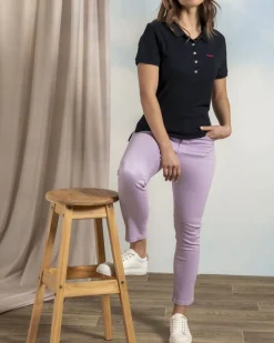 Femme Mise Au Green Polo Jeanne bleu marine