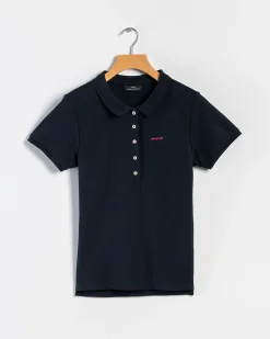 Femme Mise Au Green Polo Jeanne bleu marine