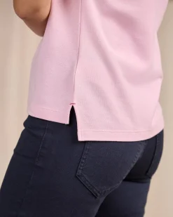 Femme Mise Au Green Polo Jeanne rose pale