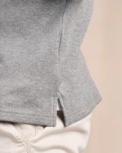 Homme Mise Au Green Polo manches longues regular fit à épaulettes