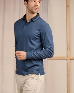 Homme Mise Au Green Polo micro motifs