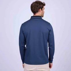 Homme Mise Au Green Polo micro motifs