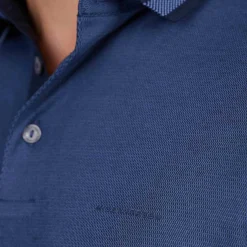 Homme Mise Au Green Polo micro motifs