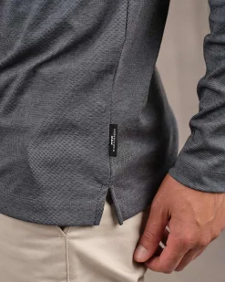 Homme Mise Au Green Polo micro motifs