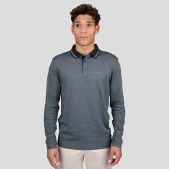 Homme Mise Au Green Polo micro motifs