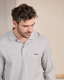 Homme Mise Au Green Polo Robin gris moyen