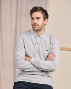 Homme Mise Au Green Polo Robin gris moyen