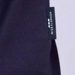 Homme Mise Au Green Polo ville zippé bleu marine