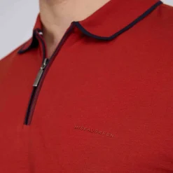 Homme Mise Au Green Polo ville zippé