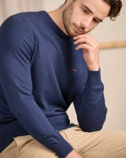 Homme Mise Au Green Pull Aaron bleu marine