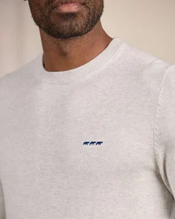 Homme Mise Au Green Pull Aaron gris clair