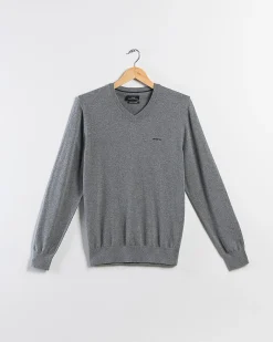 Homme Mise Au Green Pull Alvin gris chiné