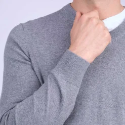 Homme Mise Au Green Pull Alvin gris chiné