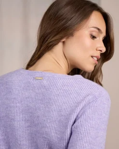 Femme Mise Au Green Pull aux détails ajourés