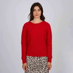 Femme Mise Au Green Pull aux détails ajourés