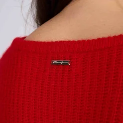 Femme Mise Au Green Pull aux détails ajourés