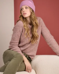 Femme Mise Au Green Pull aux détails ajourés