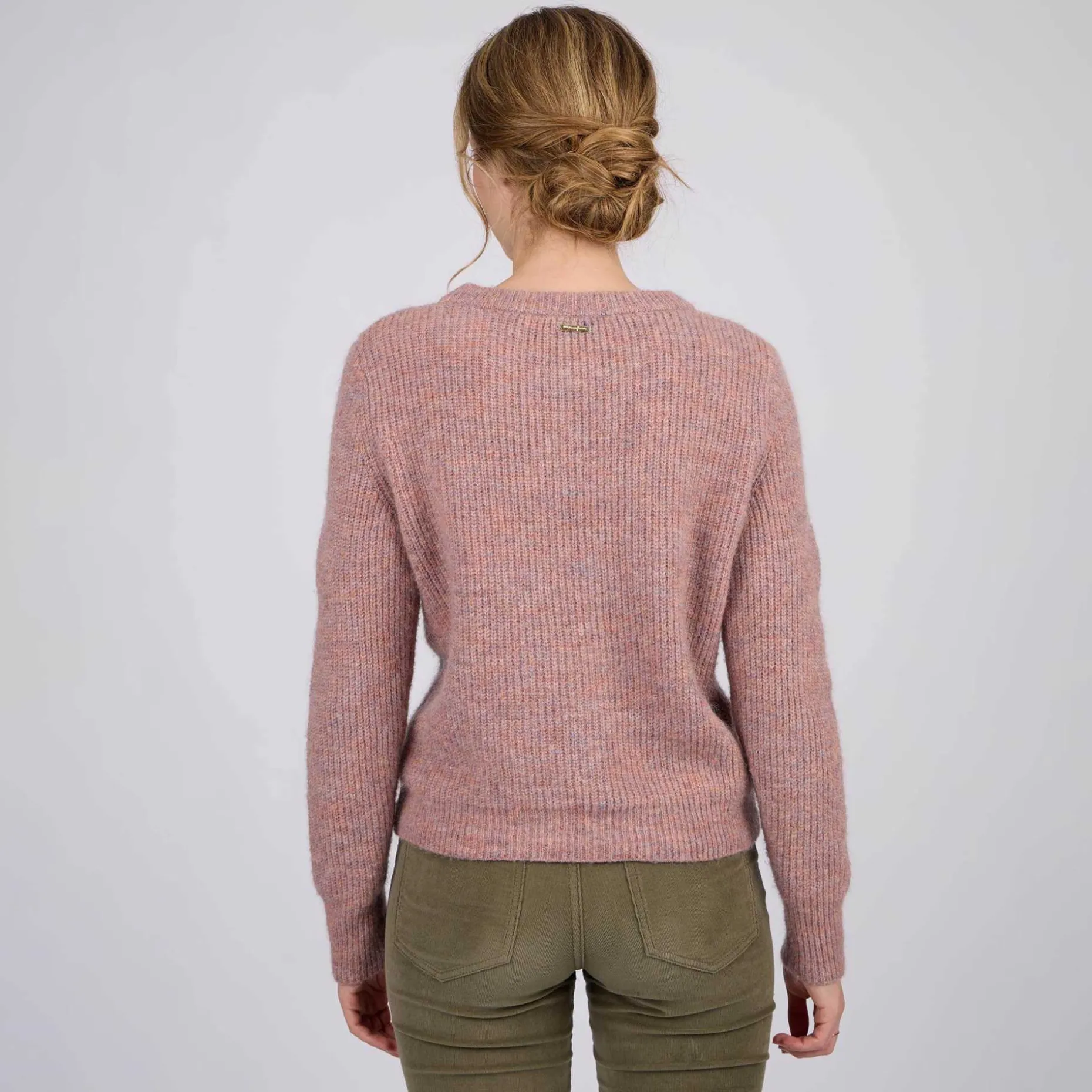 Femme Mise Au Green Pull aux détails ajourés