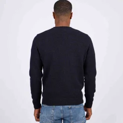 Homme Mise Au Green Pull Cassis bleu marine