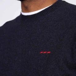 Homme Mise Au Green Pull Cassis bleu marine