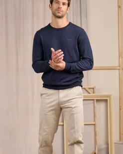 Homme Mise Au Green Pull col rond