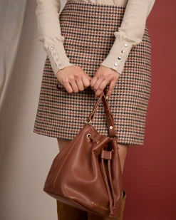 Femme Mise Au Green Pull col roulé beige chine