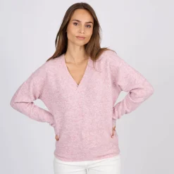 Femme Mise Au Green Pull col v