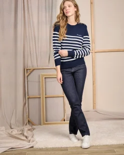 Femme Mise Au Green Pull Curtis bleu marine