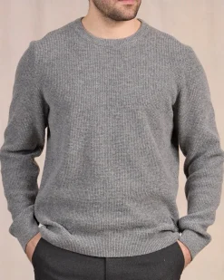 Homme Mise Au Green Pull point grain de riz